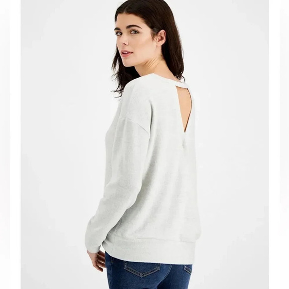 Hippie Rose Juniors' Cutout-Back Knit Top, Brand New with tags💖XS,S,L size - Picture 2 of 2